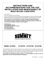 Summit Appliance  GC5271W  Owner's manual