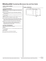 KitchenAid KMCC5015GBS Operating instructions