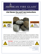 American Fire Glass AFGLSTONECW15 User manual