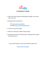 Cuby Smart CUBY-2WE Installation guide