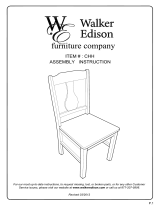 Walker Edison Furniture Company HDHH2DO Operating instructions