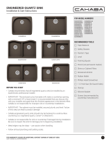 Cahaba CA3241E33-A Installation guide