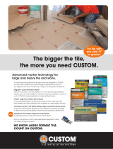 Custom Building Products VBLFTMG50 User manual