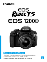 Canon EOS Rebel T5 User manual