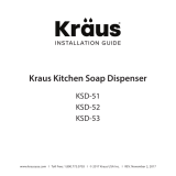 KRAUS KSD-53CH Installation guide