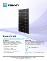 Renogy RNG-100MB User manual