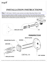 Allied Brass 7132T-PEW Installation guide