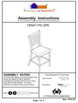 Furniture of AmericaIDF-3411WH-PC
