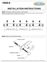 Allied Brass 1020-6-BKM Installation guide