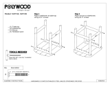 POLYWOOD SBT26GY Operating instructions