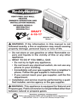 Reddy Heater IWH18IRLPDC User manual