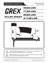 Grex A11AD-LNS User manual