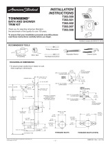 American Standard T353501.002 Installation guide
