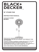 BLACK DECKER BFSR18 User manual