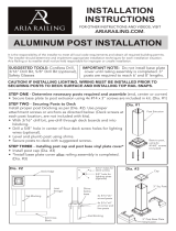 Aria Railing AJ19700Z Installation guide