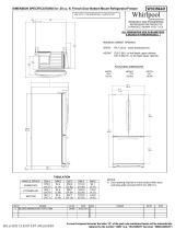 Whirlpool WRF560SMHW Installation guide