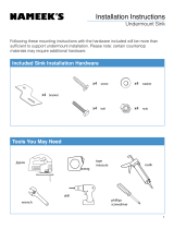 Nameeks Scarabeo 8090-No Hole Installation guide