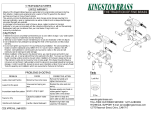 Kingston Brass WLAE555T8 Installation guide