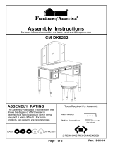 Furniture of America IDF-DK5232 Installation guide