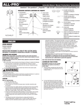 All-Pro WLT5040LST Operating instructions