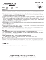 Sterling SE150 Installation guide