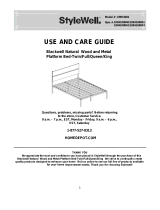 StyleWell 1004100042 Operating instructions