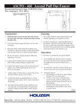 HOUZER ASCPO-460-BN Installation guide