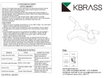 Kingston Brass HFB8621ZX Installation guide