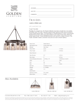 Golden Lighting 1405-6 RBZ-AG User manual