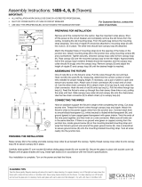 Golden Lighting 1405-6 RBZ-AG Installation guide