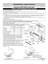 Frigidaire FFRE2233S2 Installation guide