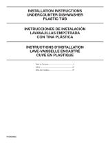 Whirlpool WDT730PAHV Installation guide