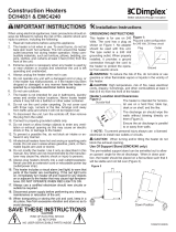 Dimplex EMC4240 Installation guide