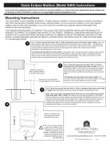 Architectural Mailboxes 6400B-R-10 Installation guide