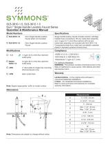 Symmons SLS-3610-1.0 Installation guide
