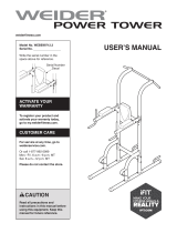 Weider WEBE99712 User guide