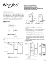 Whirlpool WED4950HW Installation guide
