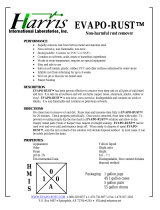 Evapo-Rust ER012 User manual
