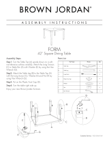 Brown Jordan DY11114-TQ Installation guide