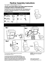 ProLounger RCL53-BRM89-2SC Operating instructions