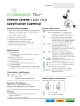 Symmons Industries S-3501-CYL-B-BBZ-1.5-TRM Installation guide