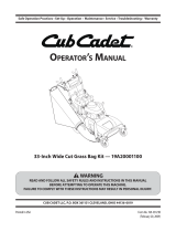 Cub Cadet 19A20001100 Operating instructions