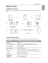 LG Electronics DLGX7901WE Installation guide