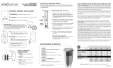 Zero Water ZBD-040-1 Operating instructions