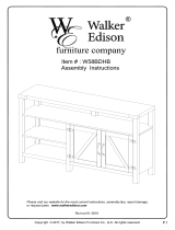 Walker Edison Furniture Company HD58BDHBWO Operating instructions