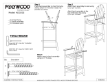 POLYWOOD ADD202WH Operating instructions