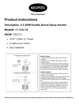 Bubble-Stream 37.0080.98 Installation guide