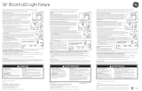 PROLINK 36in. Plug-In LED Under Cabinet Light Fixture, White User manual