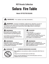 RST Brands OP-PECFT36-SOLARA Operating instructions