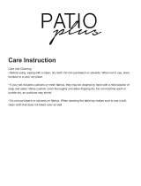 Patio Plus CAB-SEC-19 User guide